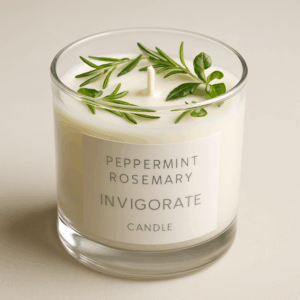 Peppermint Rosemary Invigorate Candle