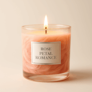 Rose Petal Romance Candle